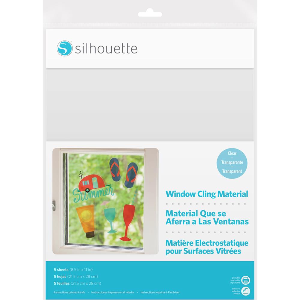Silhouette Printable Window Cling Statische Folie, A4